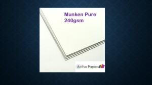 Munken Pure 240gsm Soft Cream Wove Card